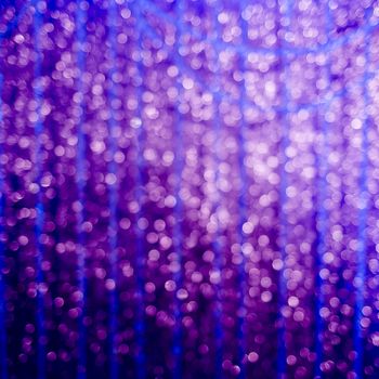 Blue Festive Christmas elegant abstract background with bokeh lights and stars