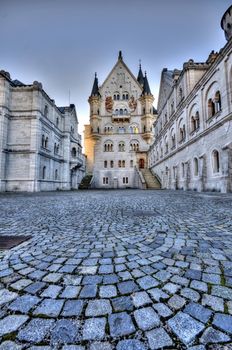 Castle of Neuschwanstein near Munich in Germany