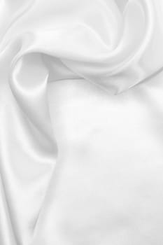 Smooth elegant white silk can use as wedding background 