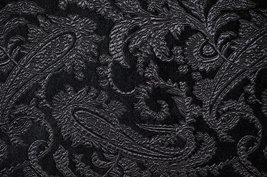 brocade fabric detail 