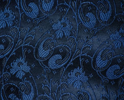 vintage brocade fabric detail