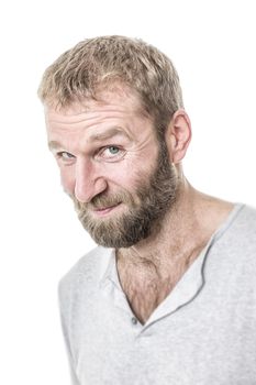 An image of a handsome bearded man casual