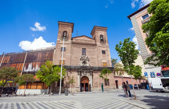 Madrid, Spain - May 6, 2012: Church of San Martin on a sunny spring day, Madrid, Spain