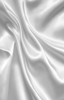 Smooth elegant white silk can use as wedding background 