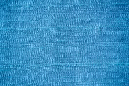 blue silk fabric