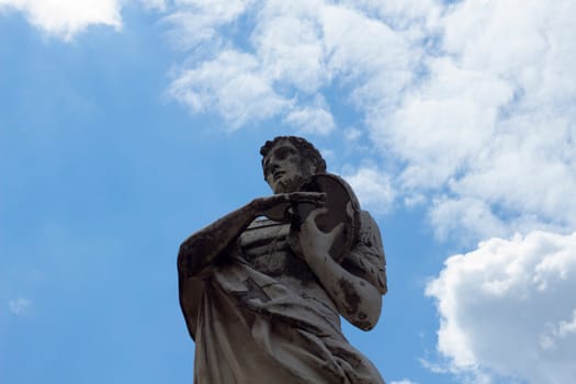 close-up of monument in italy