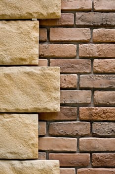 Background of brick wall texture