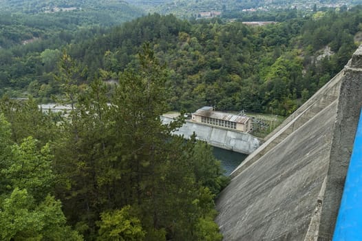 Old   HPP "Topolnitsa"  plant at Topolnitsa dam, Muhovo, Bulgaria