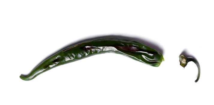 Chili pepper on a white background