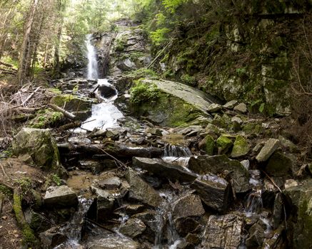 Waterfall Saint Spirit and Spring in Rhodopes Mountains, Bulgaria