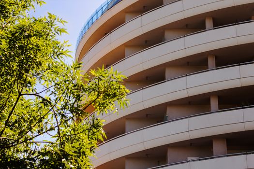 side portion of the multi-storey car park