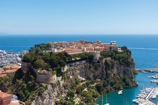 Rock of Monaco  is the old town of Monaco