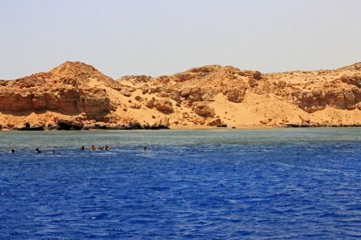 Red sea seashore on Ras Mohamed territory