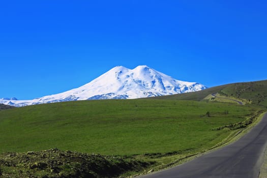 Elbrus mountain is highest peak of Europe