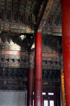 Temples of the Forbidden City in Beijing China