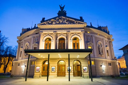 Slovenian National Opera and Ballet Theatre is an opera house in Ljubljana, the capital of Slovenia. It serves as the national opera building of the country.