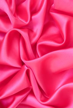 Smooth pink silk can use as background 