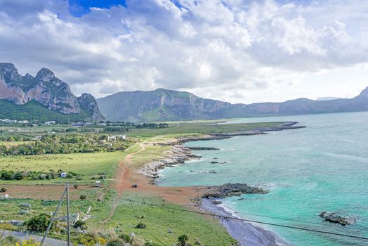 A seascape on the coast of Sicily (Italy)