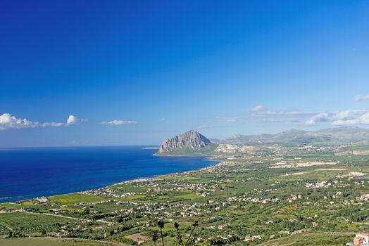A seascape on the coast of Sicily (Italy)