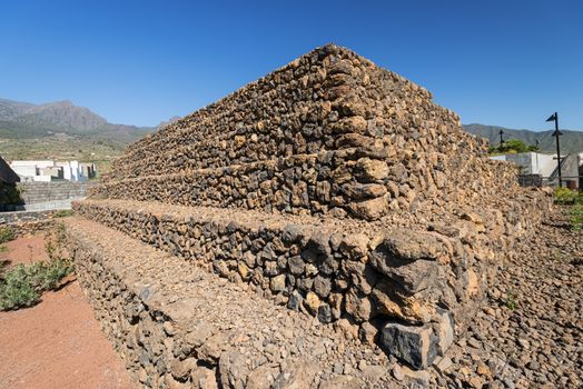 The Pyramids of Güímar (Guanches step pyramids de Guimar), Tenerife, Canary Islands, Spain