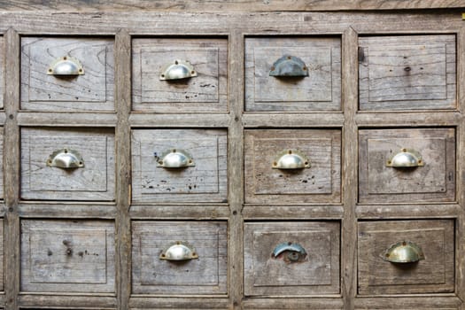 old Chinese closet for keeping herbs