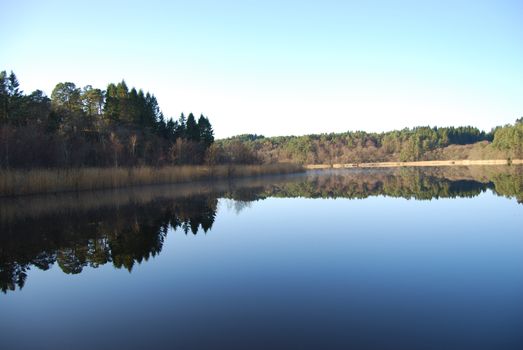 Reflection on water