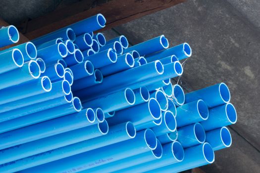 water PVC pipe section