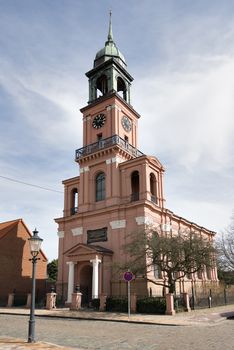 Church named Remonstrantenkirche in Friedrichstadt Northern Germany