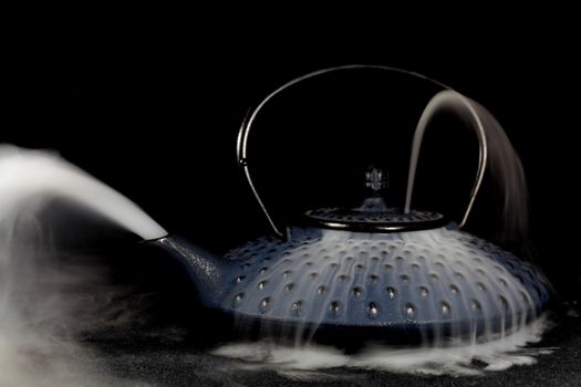 Steaming Tea Pot