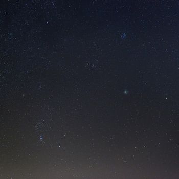 Comet C/2014 Q2 Lovejoy in the deep sky over Varese