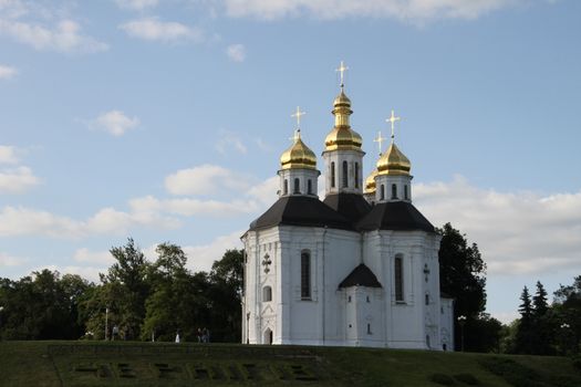 Chernigov, Ukraine - may 25, 2012. The temple in the city of Chernigov in Ukraine