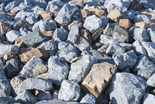 big rocks in grey and brown as solid background