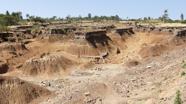 Landscape within the Great Rift Valley, Ethiopia, Africa