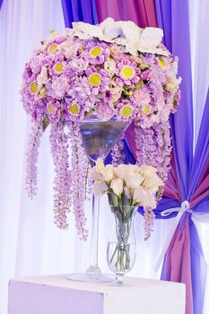 Beautiful flower wedding decoration