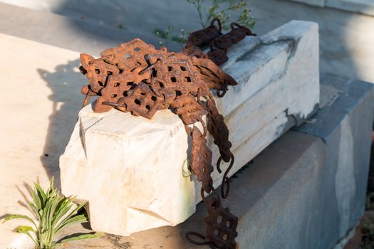 Ornamental details present on the graves of the cemeteries in Sicily