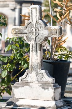 Ornamental details present on the graves of the cemeteries in Sicily