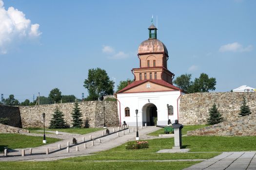 Russia, the city of Novokuznetsk, historical monument Kuznetsk fortress