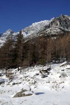 Landscape of Bionaz Valle d' Aosta