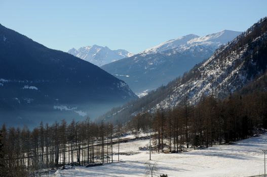 Paesaggio di Bionaz Valle D'Aosta