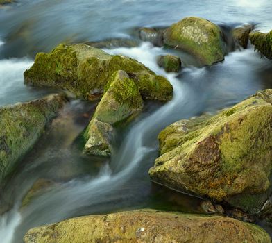 abstract background or texture hard road water