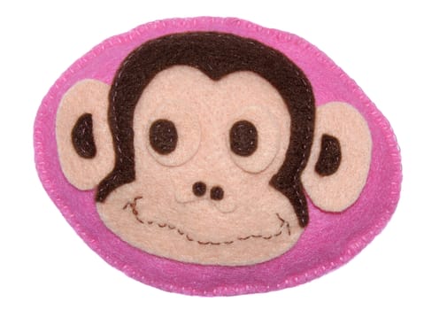 Handmade toy from felt - monkey