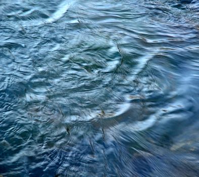 abstract background Dark blue water ripples