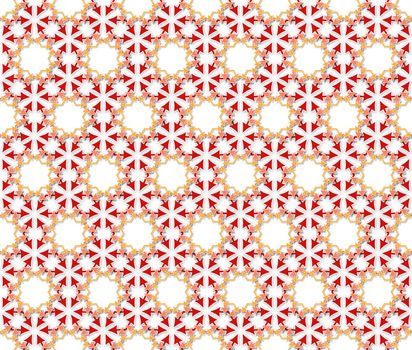 abstract background or fabric arrows flowers pattern