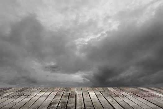 Scenic of clouds on heaven above the ground. Good background for you to put text or people on the ground.