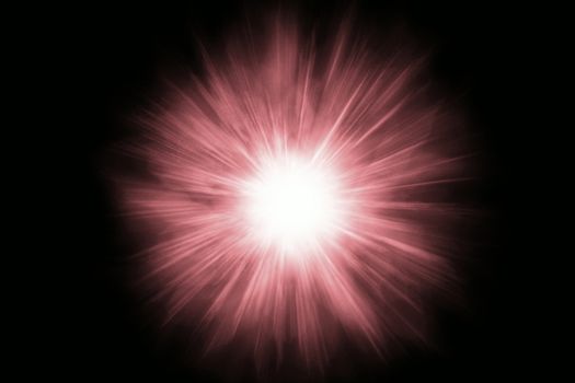 Abstract light on black background
