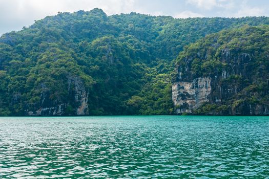 Emerald Lake at Angthong island, Thailand