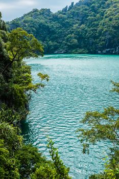 Emerald Lake at Angthong island, Thailand