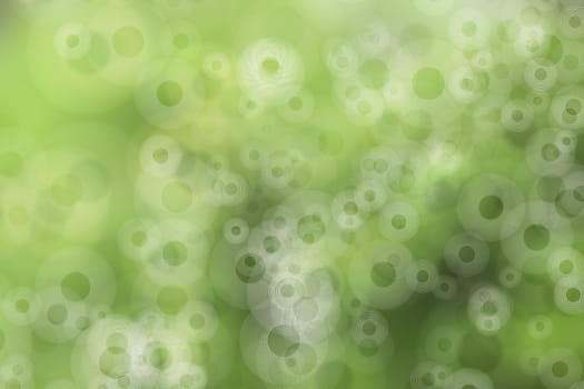 natural green background, with circles