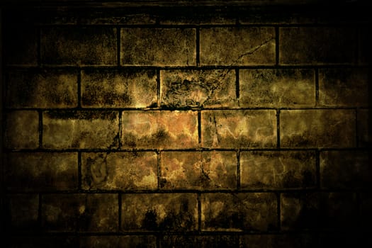grunge texture, wall background, vignette