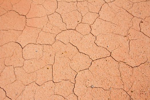 dried cracked mud,drought land , waterless, in thailand